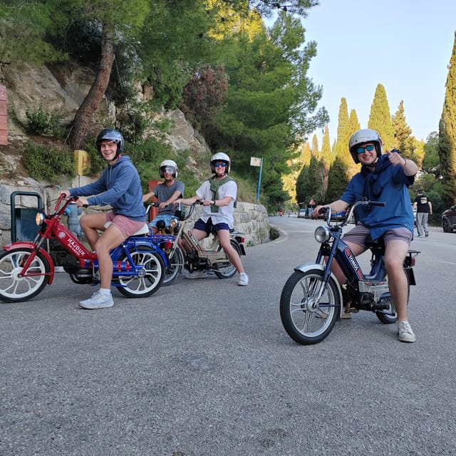 Unique vintage Tomos moped tour Split - Back to the '80s - Viewpoints, Marjan Tunnel, and the coast