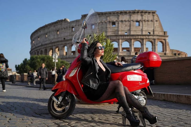 Vespa city tour in Rome with two different routes - What the 90-minute schedule feels like