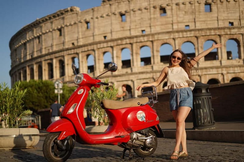 Vespa city tour in Rome with two different routes - Is $62 a fair price?