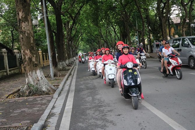 Vespa City Tour &Train Street Female With Ao Dai Riders 4,5 Hours - Hanoi Opera House and the French Quarter