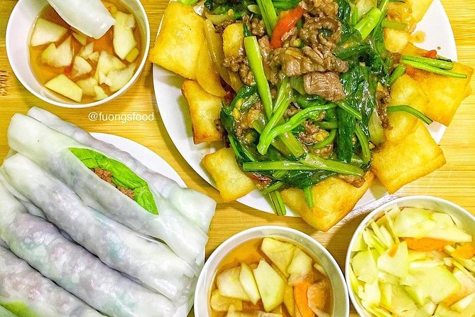 Vespa Food Tour Hanoi After Dark 3.5 hrs_TOP SERVICE, MAX VALUE - The West Lake ride and evening snacks