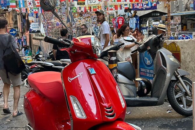 Vespa Naples rental - What the lack of a fixed route means