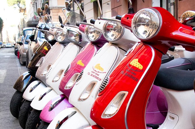 Vespa Rental in Rome 24 hours - Following a self-guided route through Rome