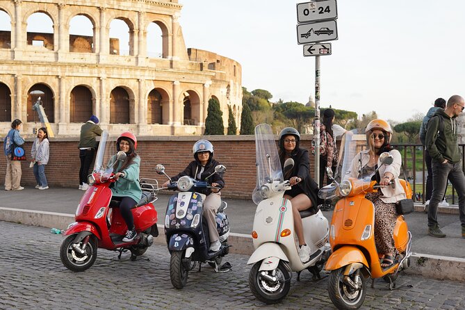 Vespa scooter Journey with Professional Photography - Why a Vespa works well for a short Rome tour