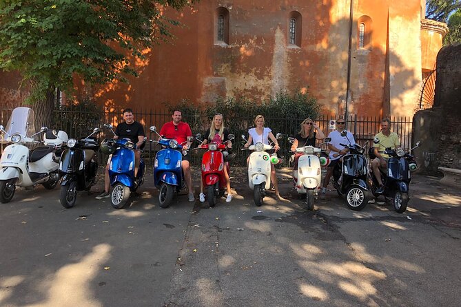 Vespa Self Drive Tour in Rome (Experience is a must!!) - The Mouth of Truth: A Fast, Classic Stop