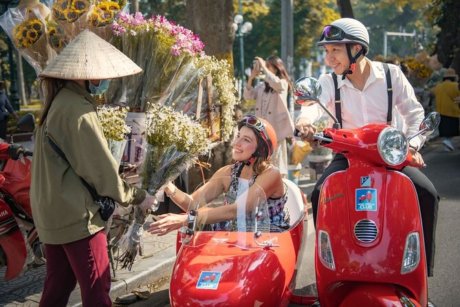 Vespa Sidecar Sightseeing and Cuisine Tour in Hanoi - Phu Tay Ho and Vietnamese worship customs