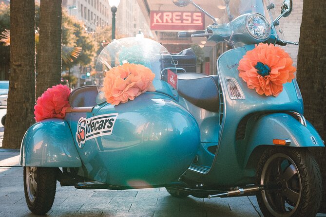 VESPA SiDECAR Tour in San Antonio with Tacos - Starting at Hotel Emma in the Pearl area