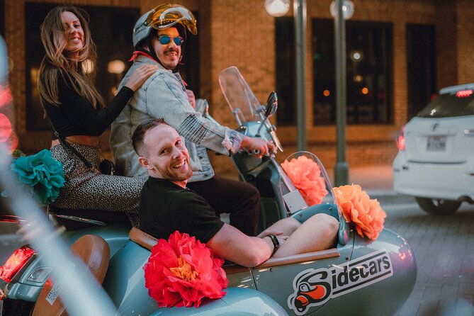 VESPA SiDECAR Tour in San Antonio with Tacos - The Pearl area and the city’s changing face