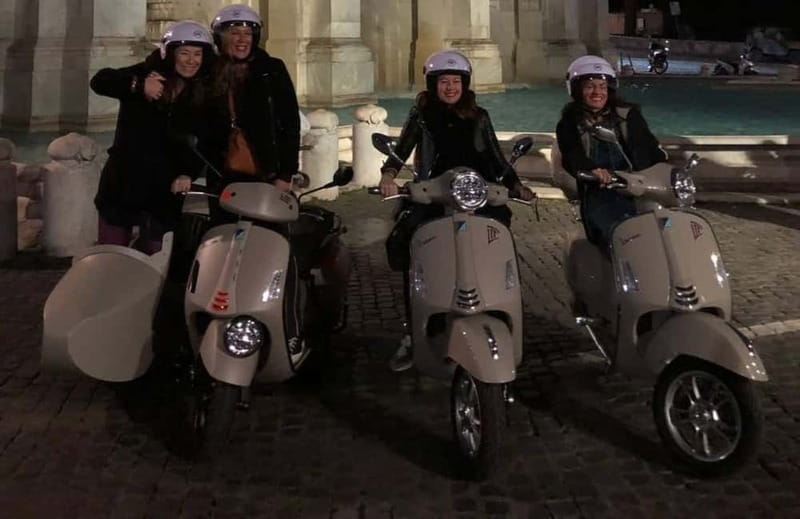 Vespa Sidecar Tour : Rome by Night - Key points to know before booking