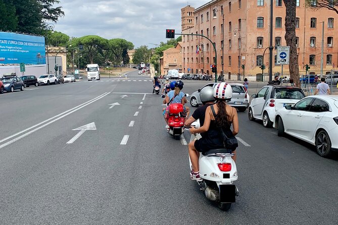 Vespa Tour in Rome Driven by Us with Optional Pick Up - Key details before you book