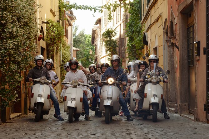 Vespa Tour with driver Rome By Night 3 hours - Piazza di Spagna and the Spanish Steps area