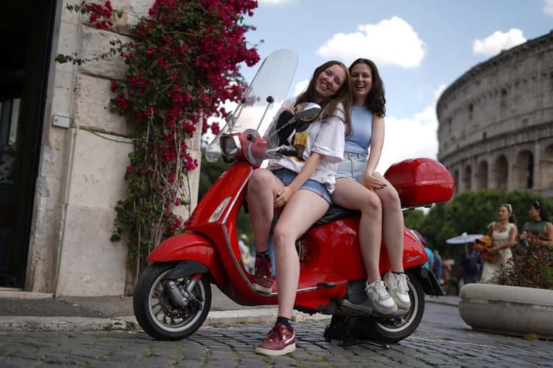 Vespa Tour with Professional Photography in Rome - Orange Garden brings a calmer view