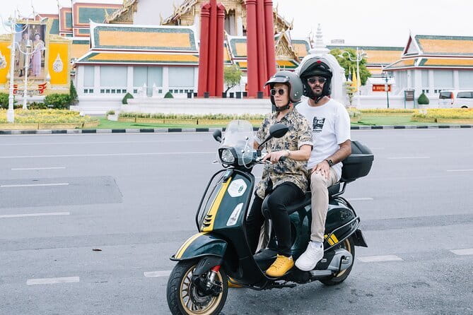 Vintage Scooter Bangkok Tour on Weekday (City Route) - Quick views of Democracy Monument and the Grand Palace