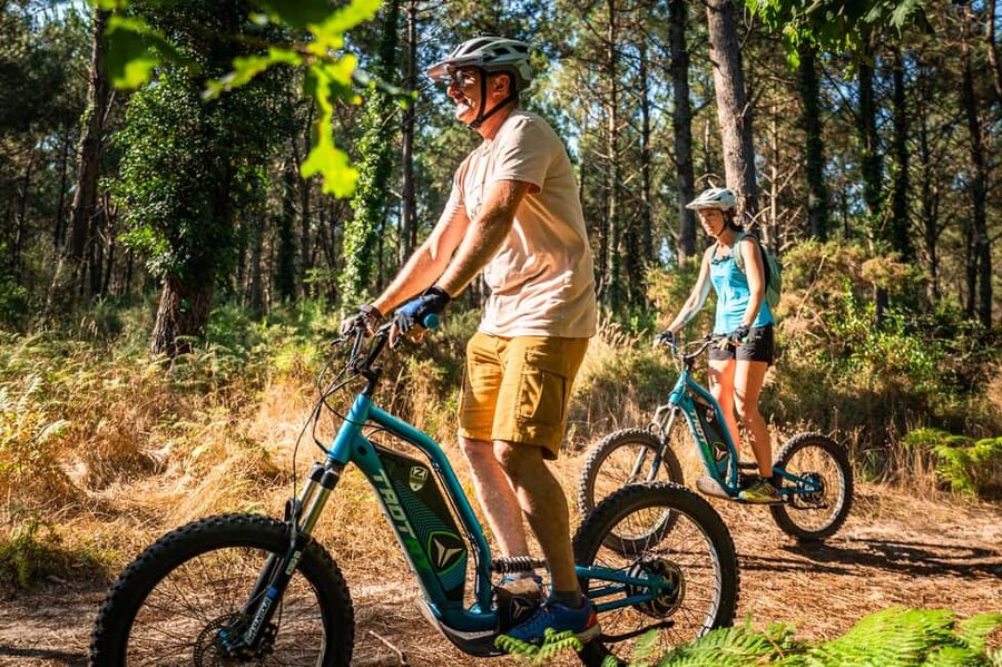Visit Hossegor on an all-terrain electric scooter - with a guide - The five-minute briefing and scooter setup