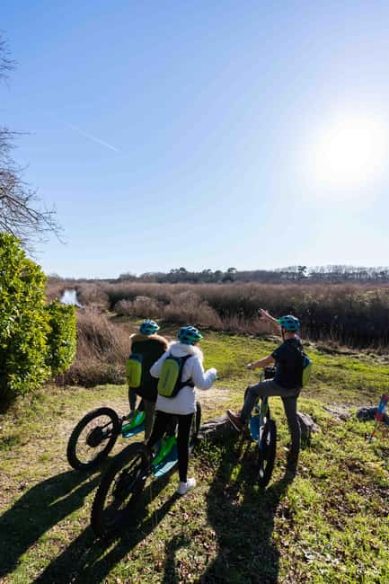 Visit Hossegor on an all-terrain electric scooter - with a guide - What the forest setting adds
