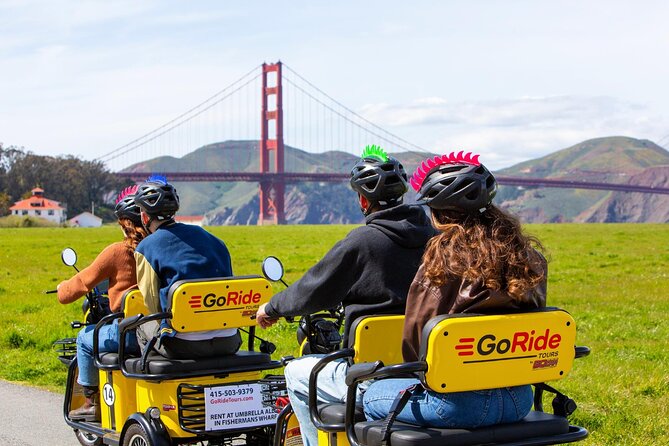 Wharf to Golden Gate Bridge - GoRide Electric Scooter Rentals - Starting at Fisherman’s Wharf with the right vehicle
