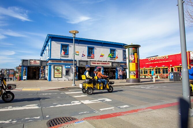 Wharf to Golden Gate Bridge - GoRide Electric Scooter Rentals - The Golden Gate Bridge is a walking stop
